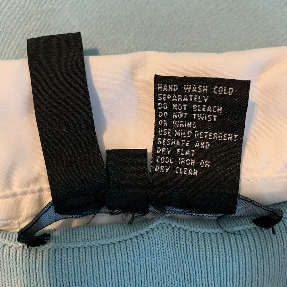 Michelle Nicole Light Blue V-Neck Sweater - Picture 6 of 7